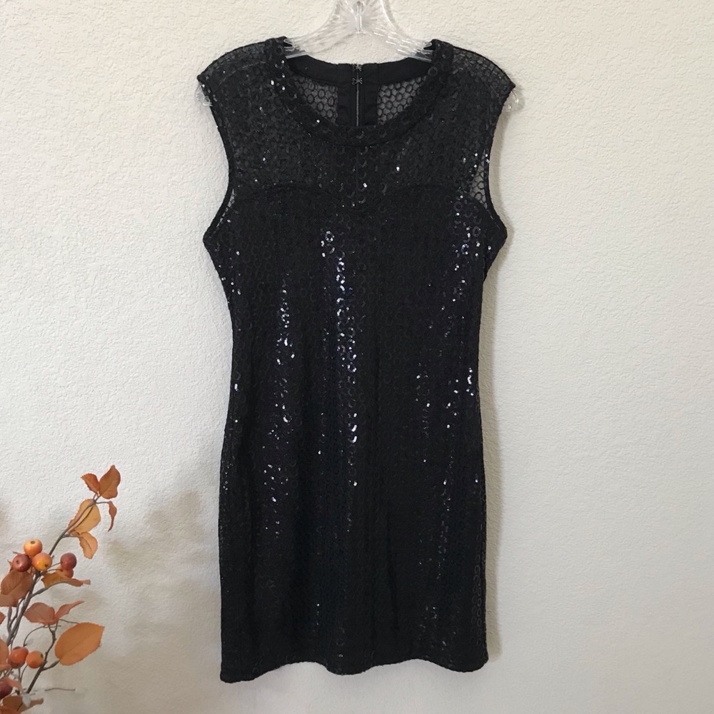 Express Sequined Mini Dress